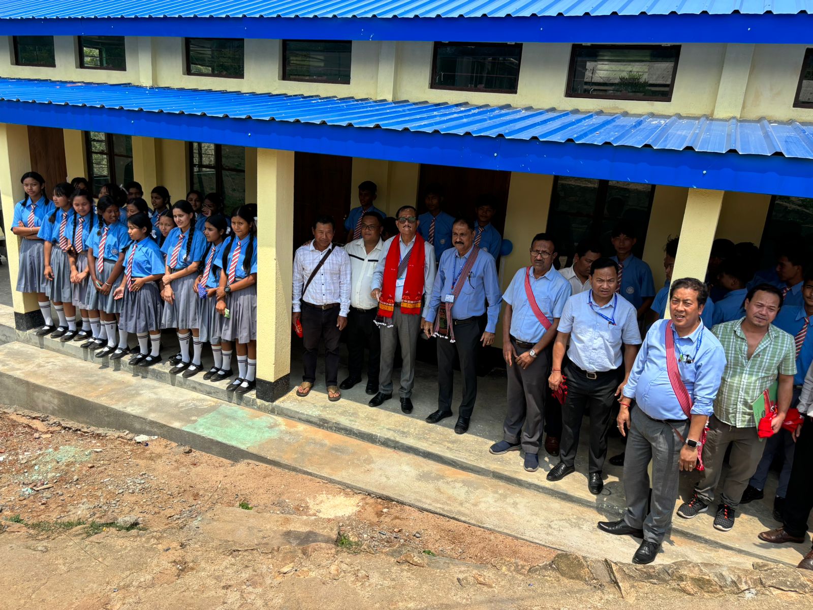 Handing over of new Class room on 13.05.2024 constructed by KHPS under CSR & S Scheme 2023-24 at Carmel Standard School 3km, Garampani, Dima Hasao, Assam