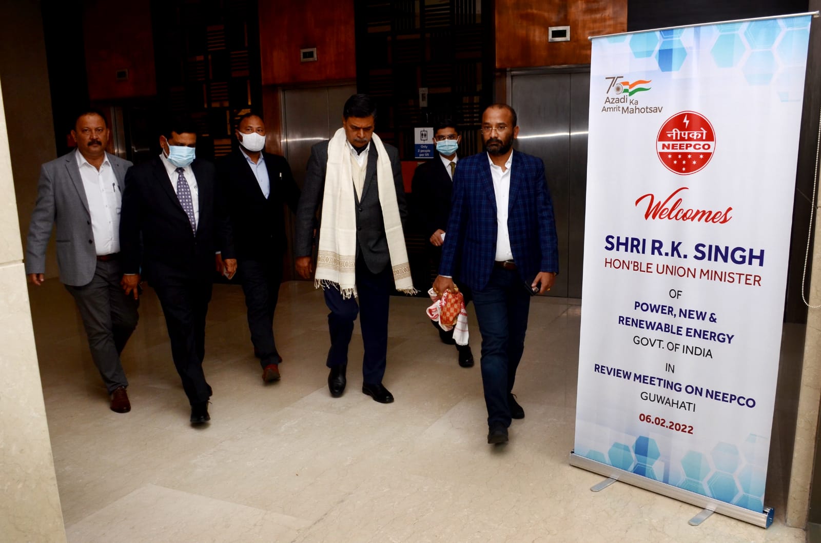 The Hon’ble Minister of Power and New & Renewable Energy, Shri R. K. Singh, chaired a detailed review meeting at Guwahati