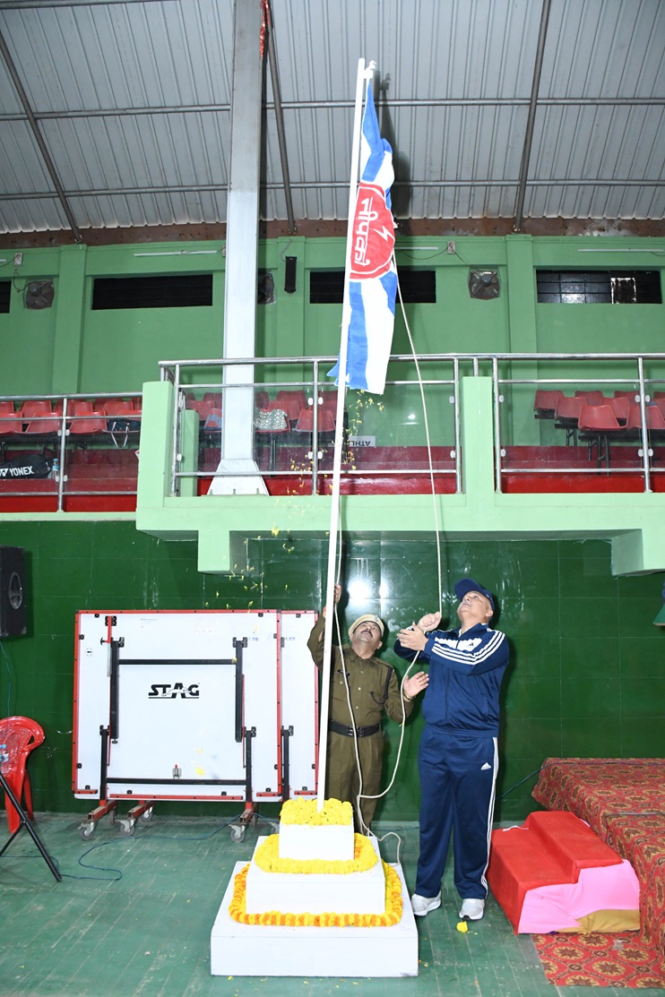 Glimpses of the Opening Ceremony of NEEPCO Inter Project Badminton Tournament held on 11.12.2023 at JN Stadium, Polo Grounds, Shillong