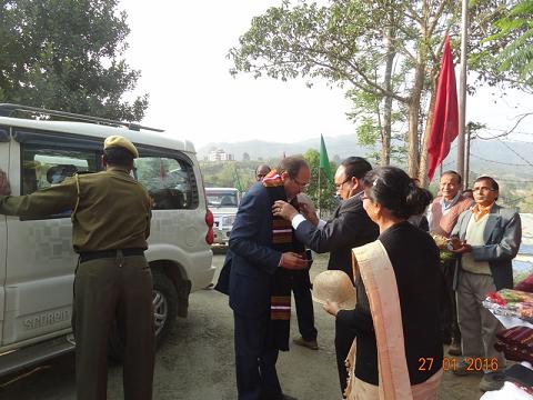 Visit of CMD