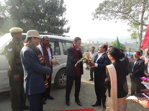 Visit of CMD at TrHEP during January, 2016
