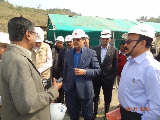 Visit of CMD at TrHEP during January, 2016