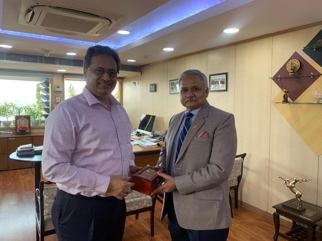 Director(Personnel),NEEPCO on his official visit to Delhi on 26.10.23