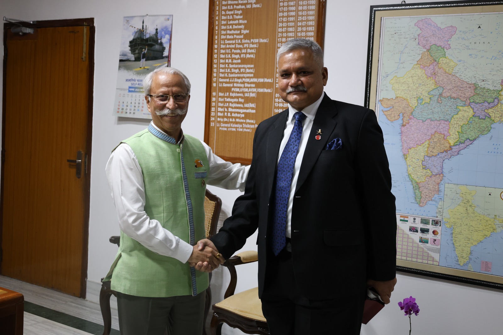 Director (P) concluded his official visit to Arunachal Pradesh after paying a courtesy call to His Excellency Governor of Arunachal Pradesh