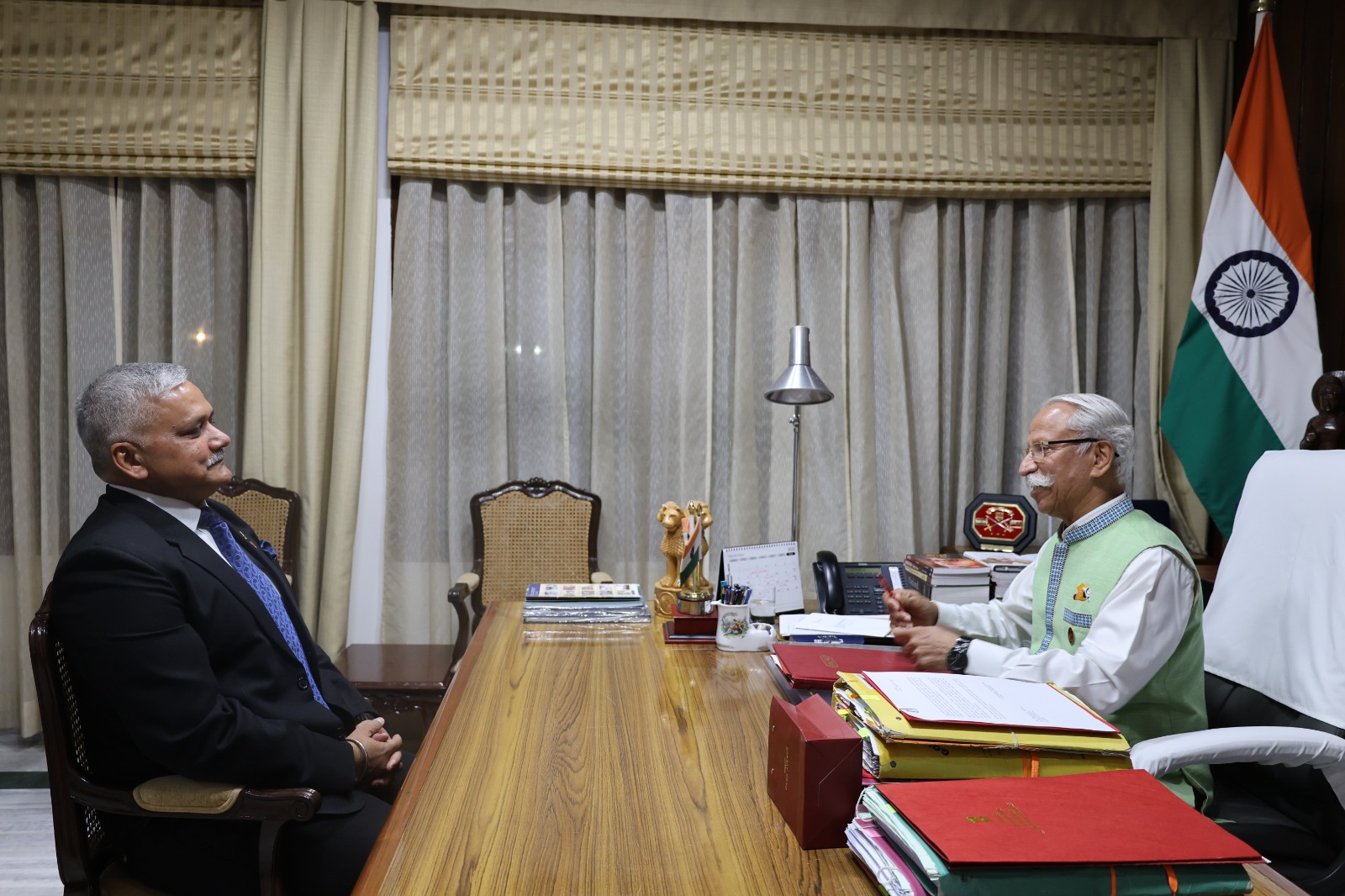 Director (P) concluded his official visit to Arunachal Pradesh after paying a courtesy call to His Excellency Governor of Arunachal Pradesh
