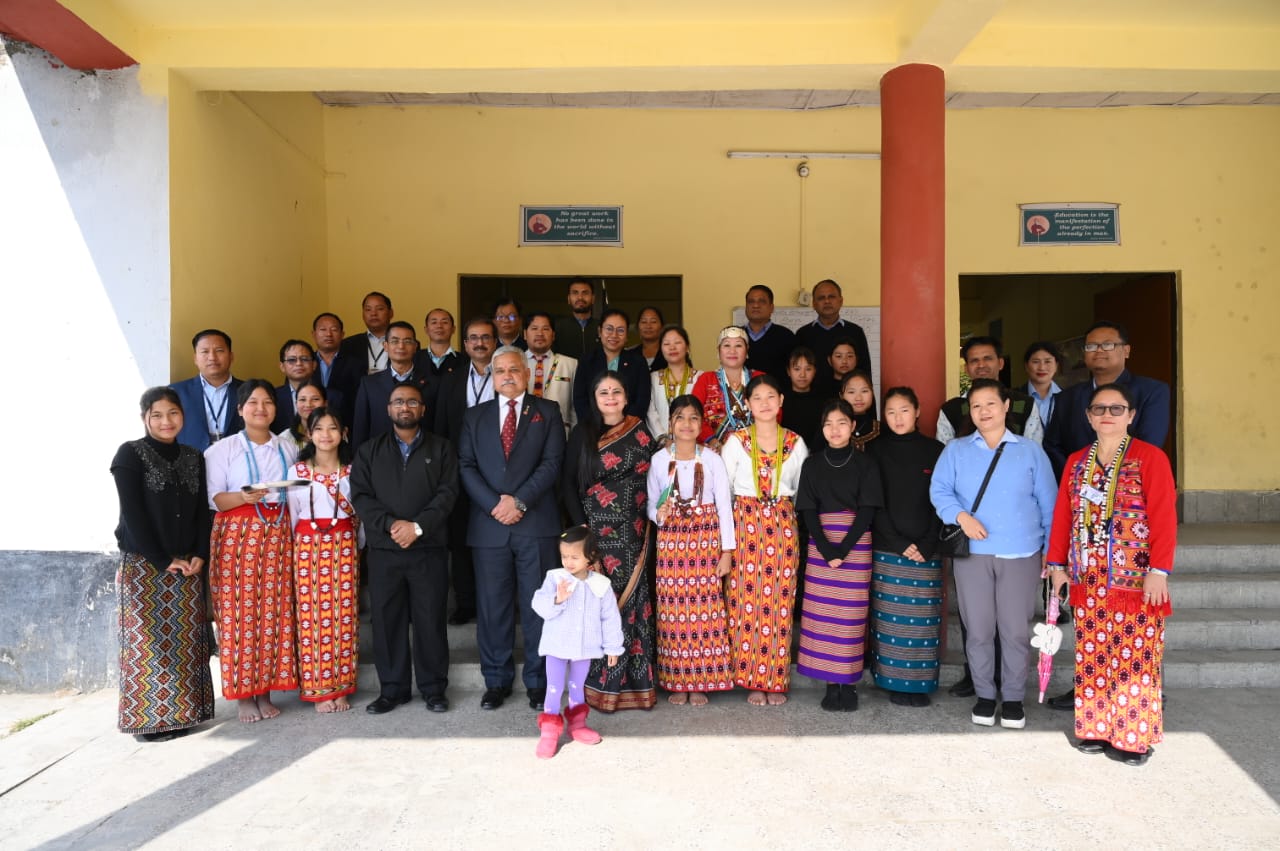 Glimpses of the visit of Major General Rajesh Kumar Jha, AVSM (Retd) , Director (P) and Smti Anupama Jha  to Kameng Hydro Power Station, NEEPCO, Arunachal Pradesh from 09.01.2024 to 12.01.2024