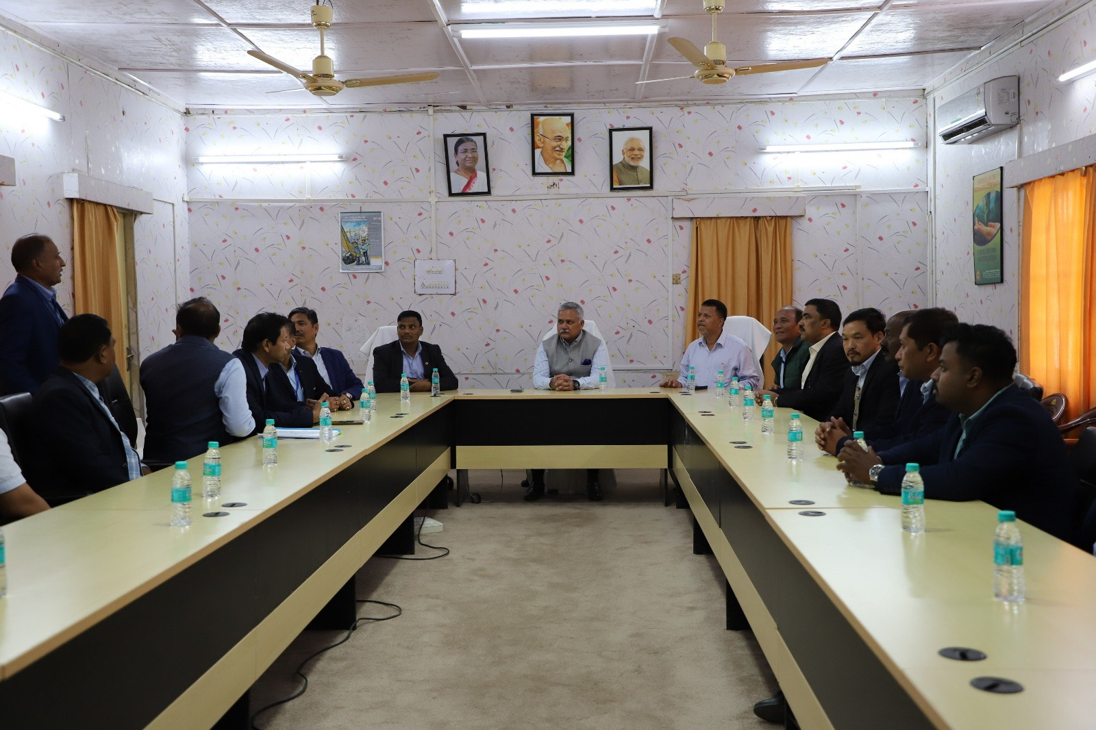 Glimpses of the maiden visit of Major General R.K.Jha,AVSM (Retd.), Director (P) to Panyor Lower Hydro Power Station