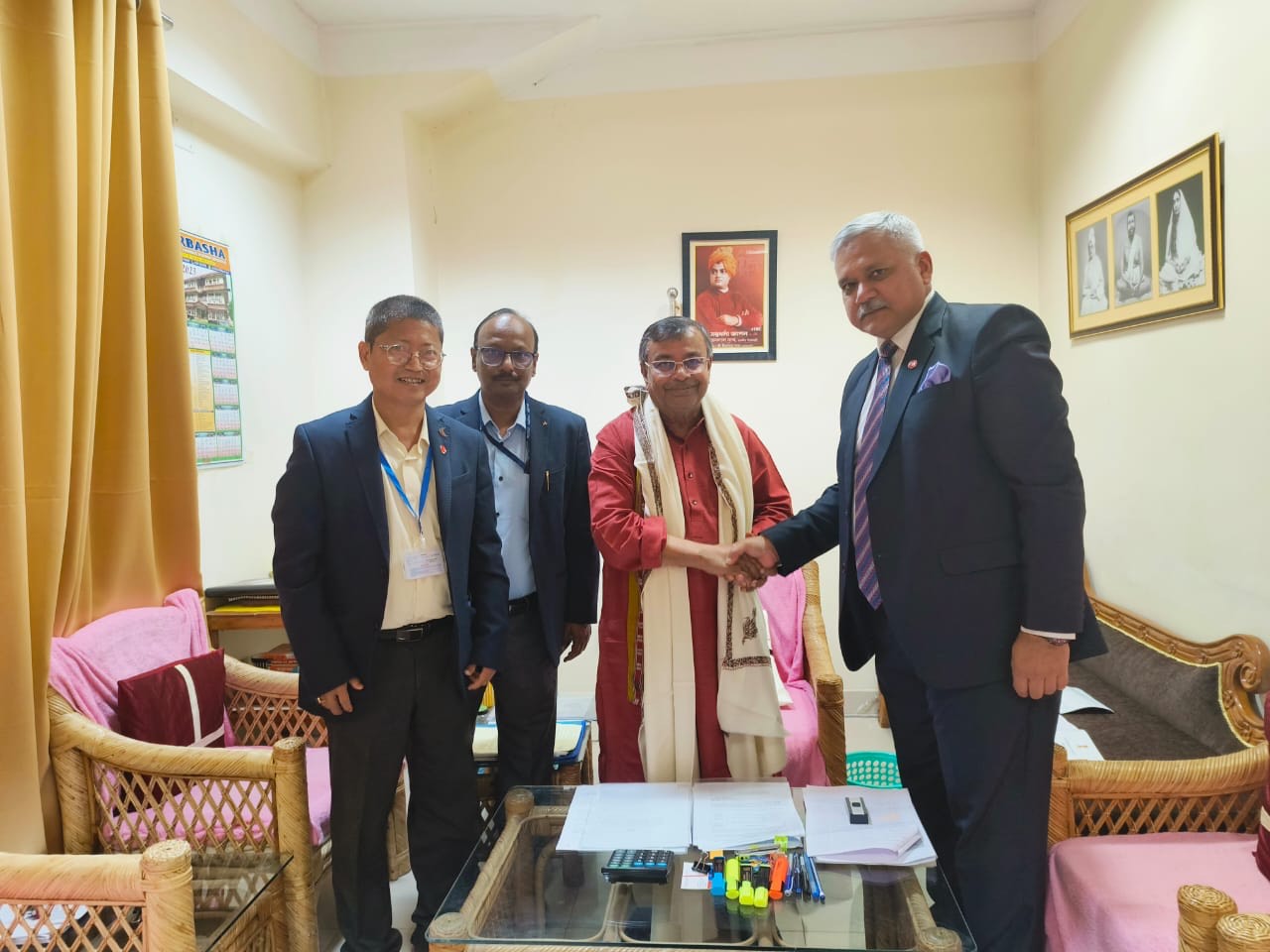 Glimpses of Director (Personnel) paying courtesy call to Hon’ble Minister of Power, Tripura at Agartala on 07.12.2023