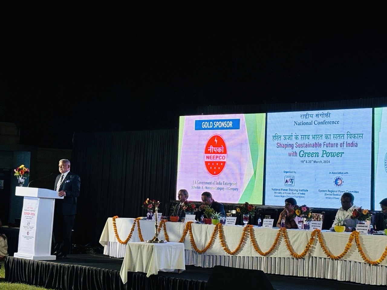 NEEPCO shines bright at the Inaugural Ceremony of the National Conference on "Shaping a Sustainable Future of India with Green Power"