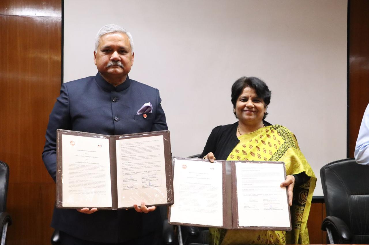 1st MoU was signed between NEEPCO and NPTI
