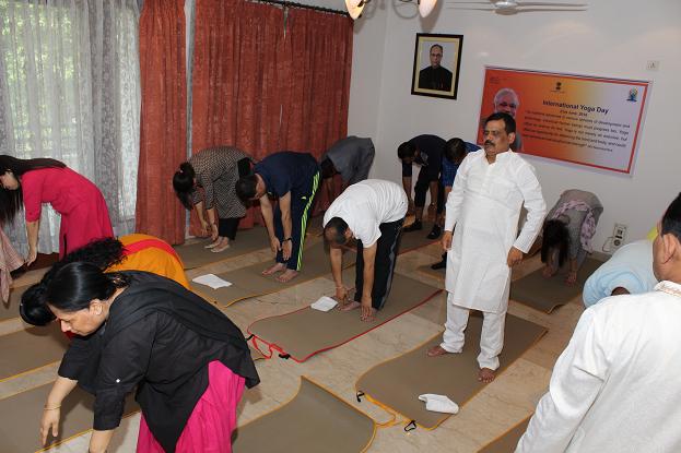 YOGA Camp at Coordination Office, Delhi