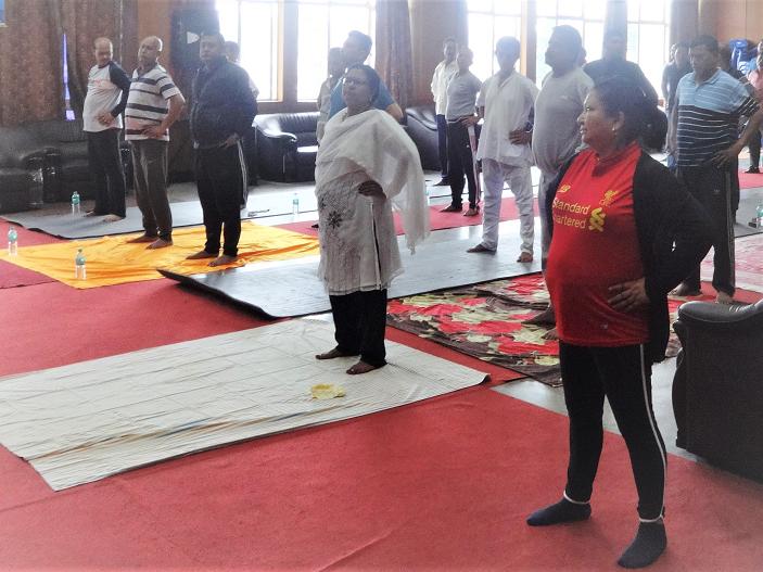 5th International Day of Yoga 2019 observed in NEEPCO