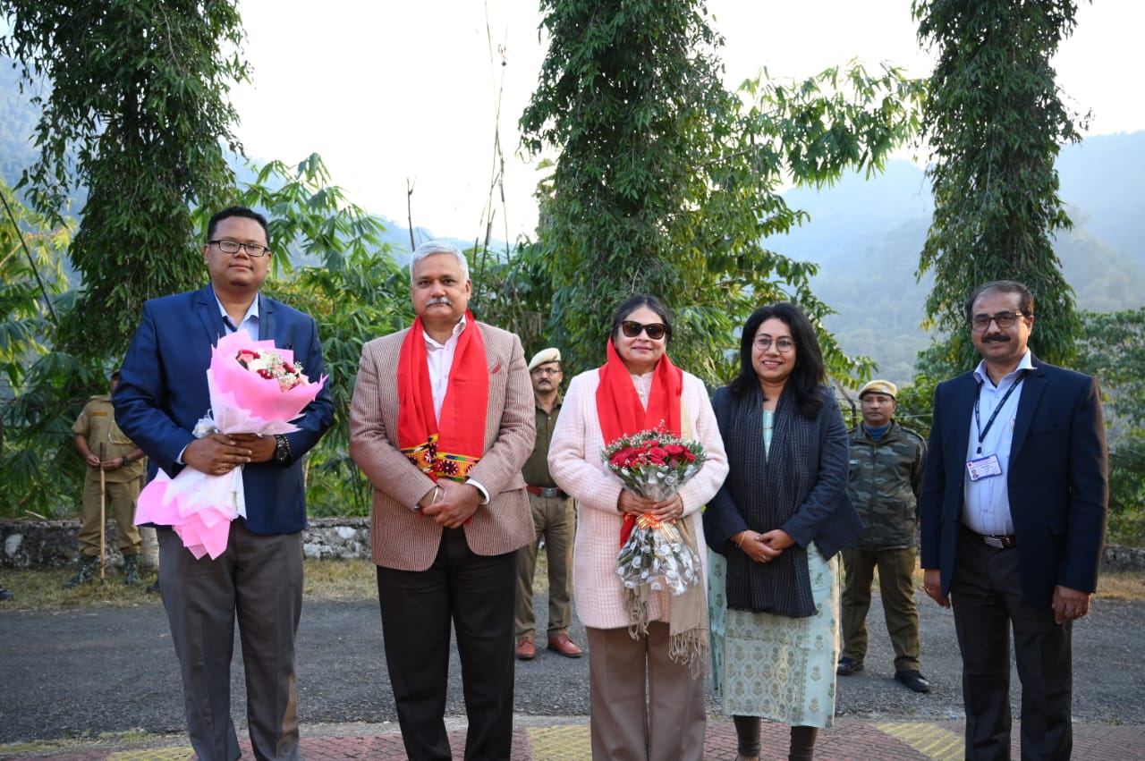 Director (Personnel) visited Kameng Hydro Power Station, NEEPCO, Arunachal Pradesh on 09.01.24