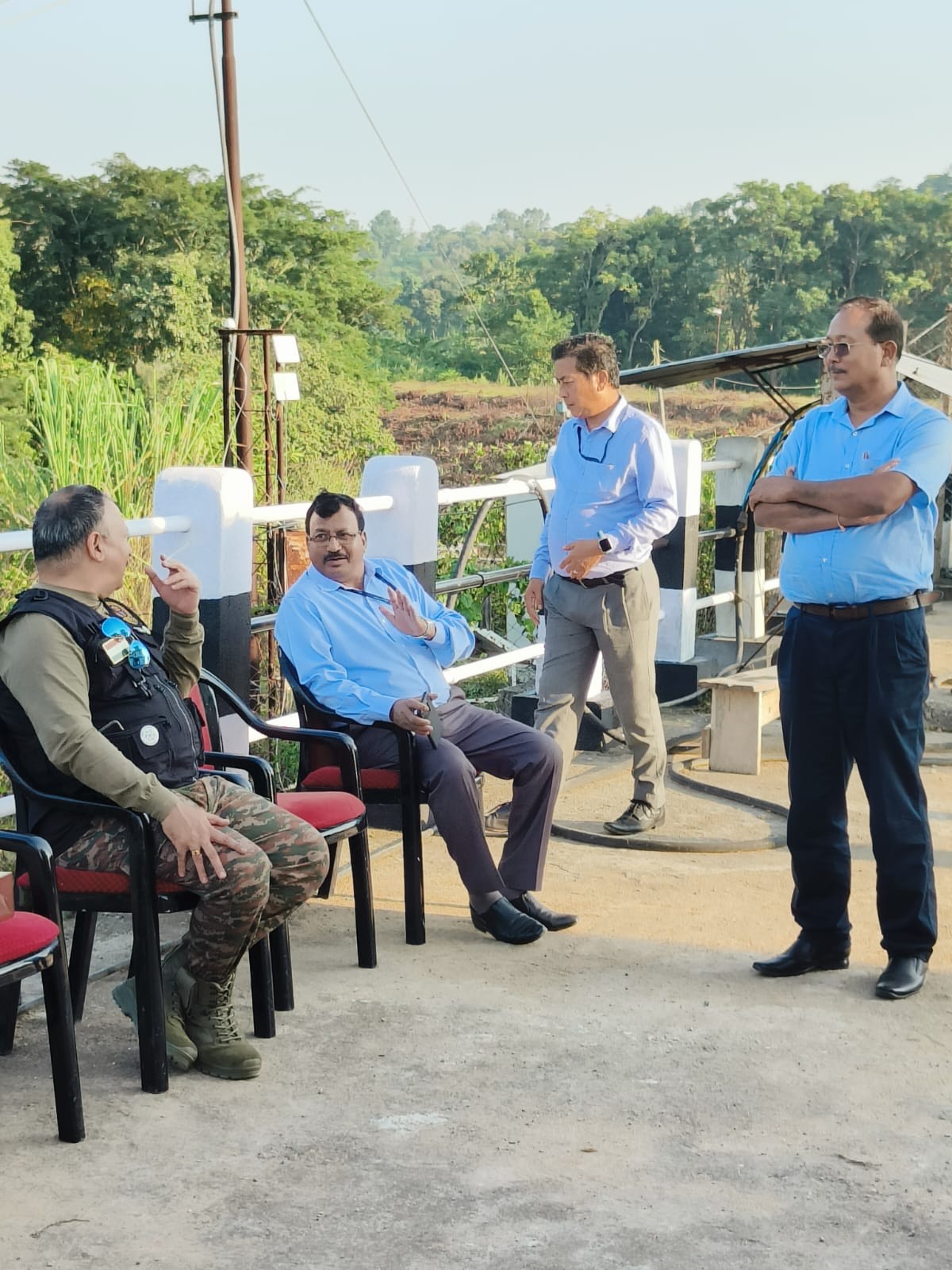 Major General Gagan Deep, Additional Director General, NCC Directorate, NER along with a team of NCC cadre visited KHPS on 07/11/23