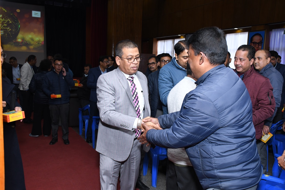 On the occasion of New Year, Director (Personnel) addressed the employees of NEEPCO