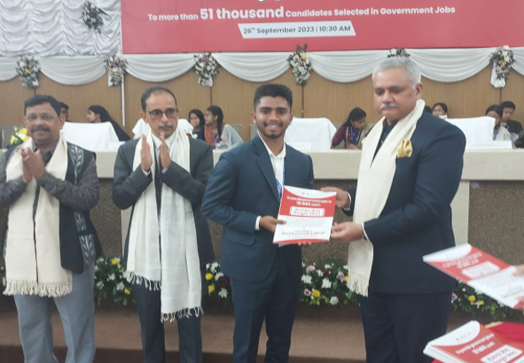 The Rozgar Mela was held at the State Convention Centre, Shillong
