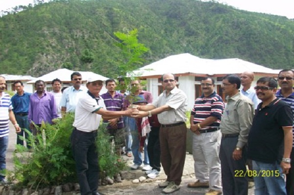 Plantation programme at KaHEP on 22.08.2015