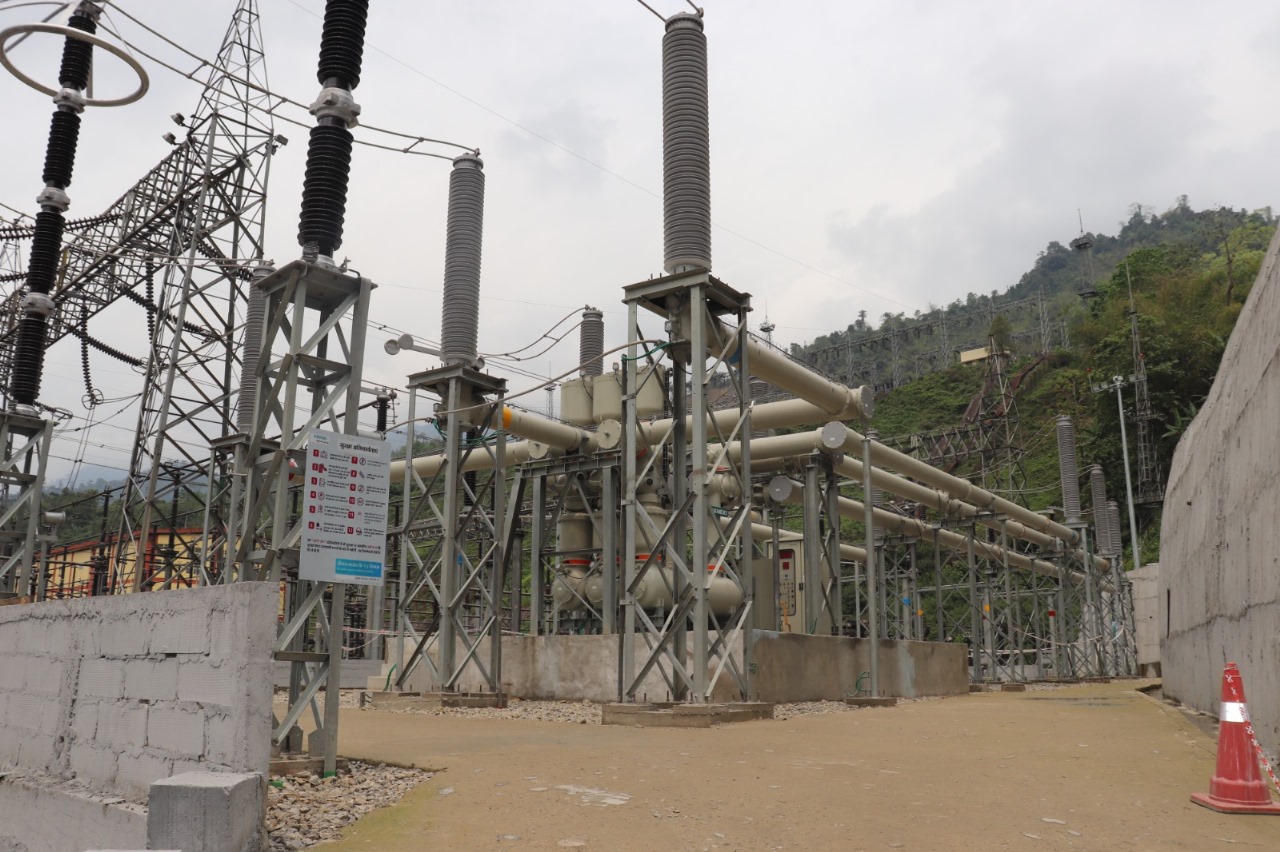 The 400kV, 3x26.667 MVAR Bus Reactor with GIS Bay has been charged and put into service 2024 at Panyor Lower HPS from 14:21Hrs of 16-04-2024