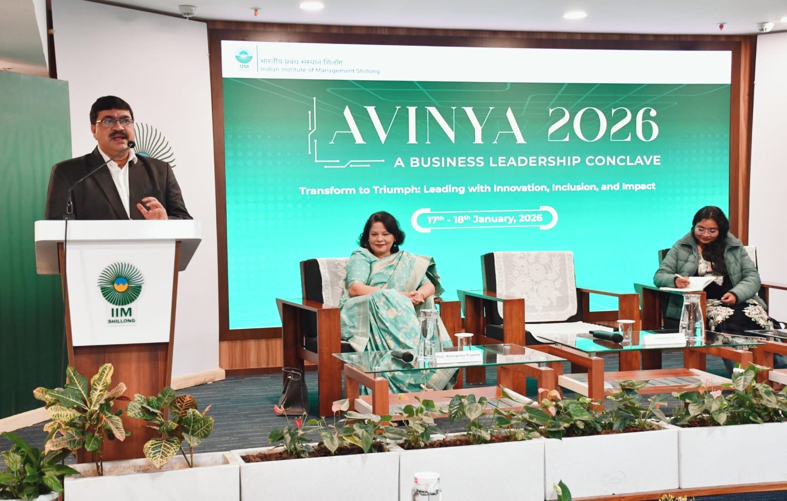 Chief Human Resources Officer, NEEPCO, and Regional Head – HR (Eastern Region II), NTPC Limited, graced the occasion as the Chief Guest for AVINYA 2026