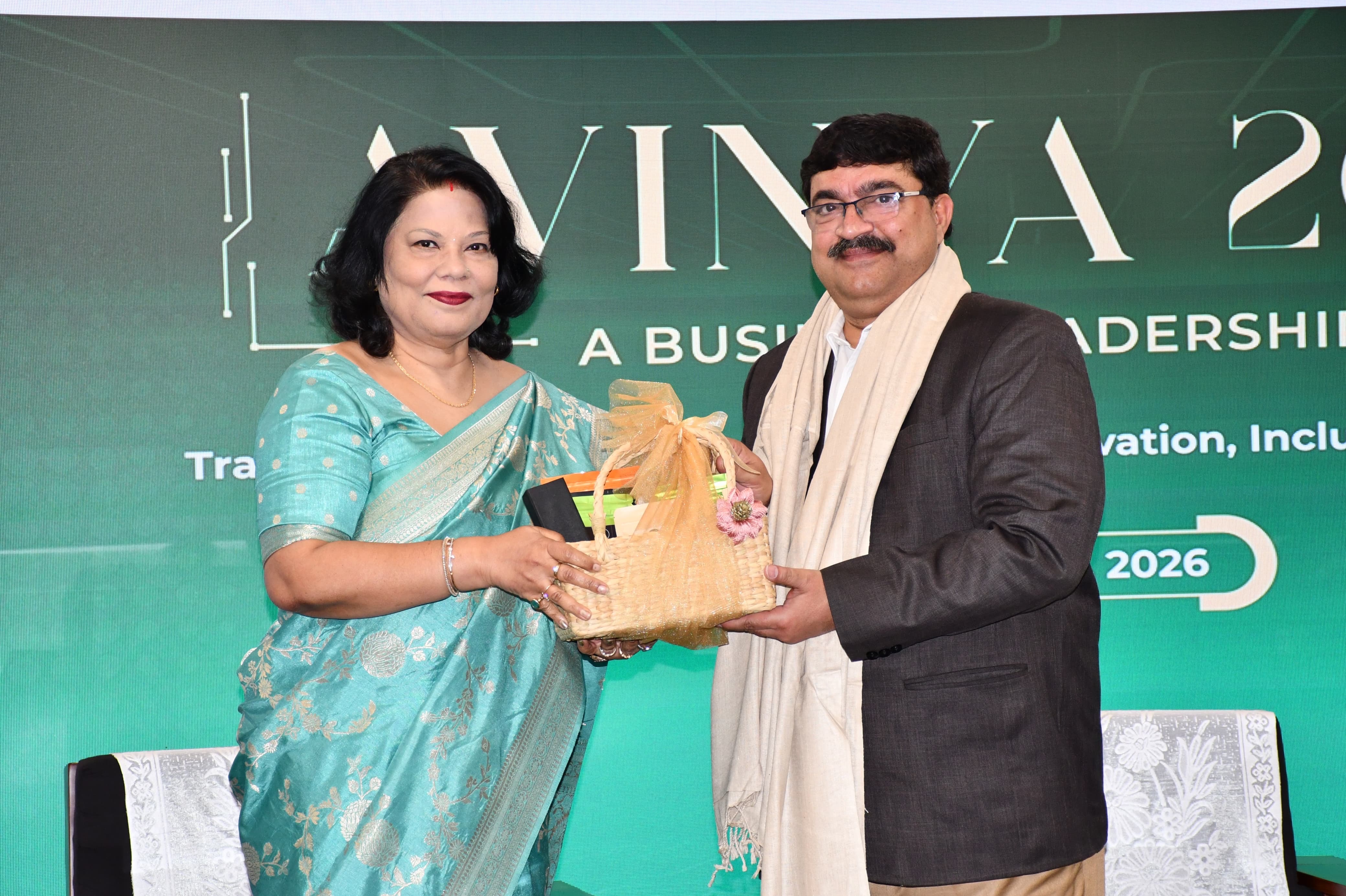 Chief Human Resources Officer, NEEPCO, and Regional Head – HR (Eastern Region II), NTPC Limited, graced the occasion as the Chief Guest for AVINYA 2026