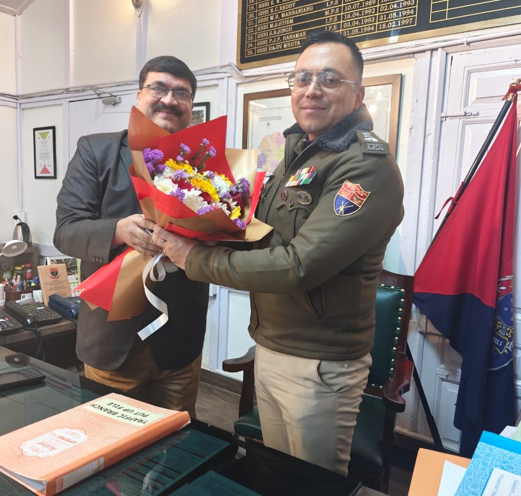 Shri Vivek Syiem, Superintendent of Police (City)