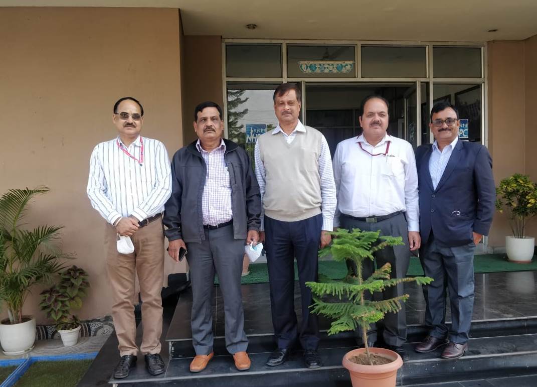 Visit to Ujh Multipurpose Project and adjoining Hydro Power Stations