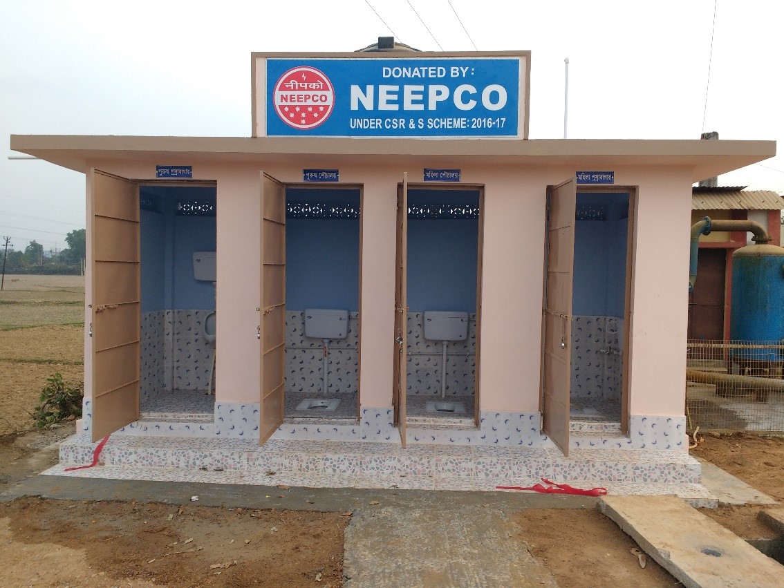  Construction of Public toilet at Sovapur daily bazar Sepahijala distt. Tripura