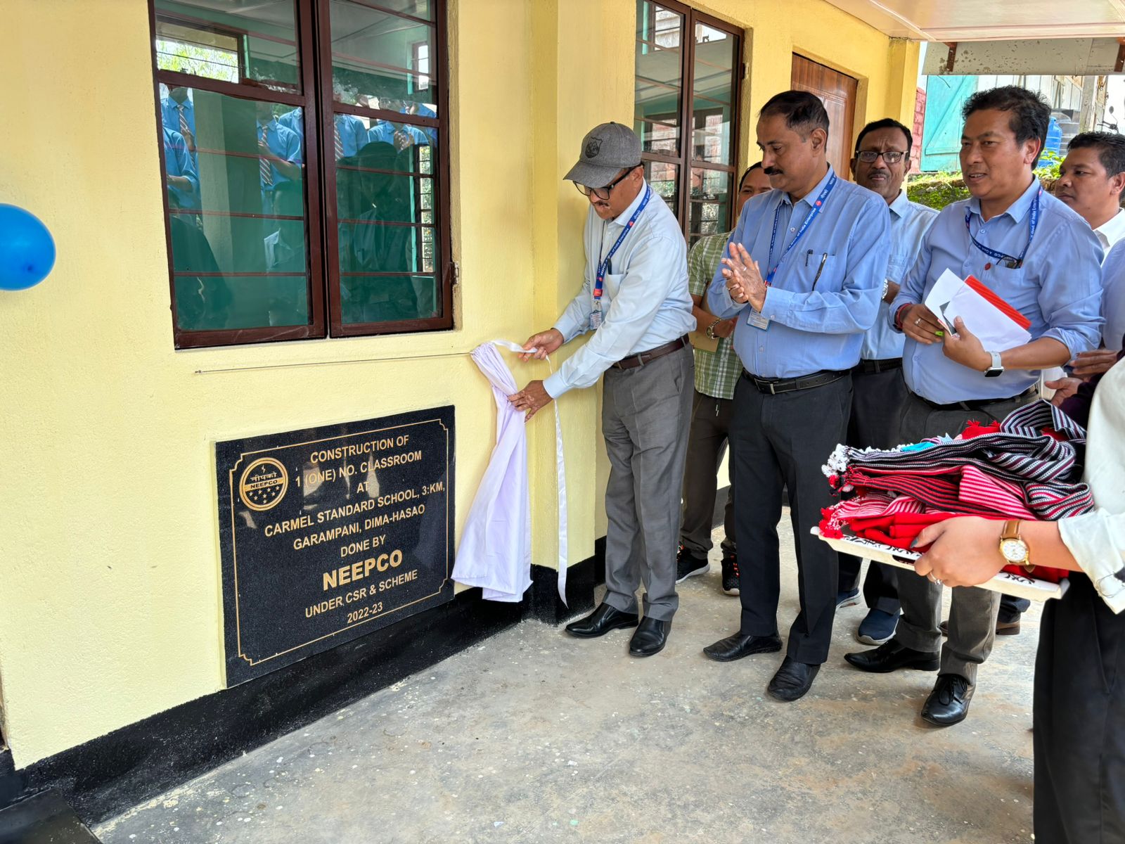 Handing over of new Class room on 13.05.2024 constructed by KHPS under CSR & S Scheme 2023-24 at Carmel Standard School 3km, Garampani, Dima Hasao, Assam 