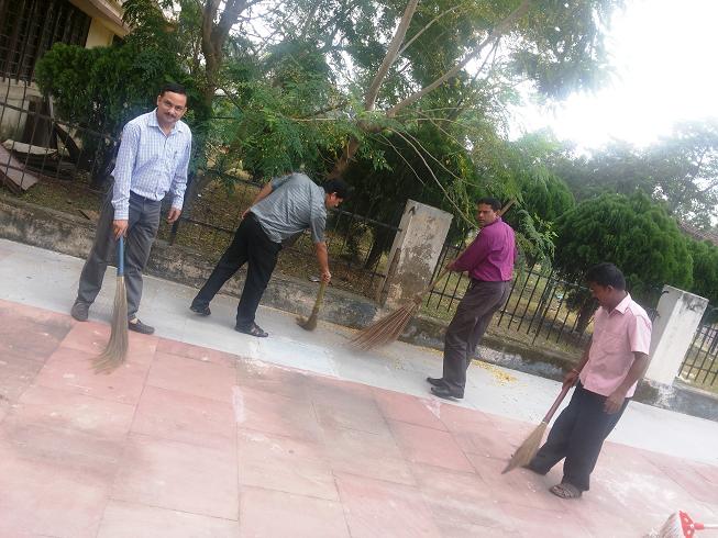 Swachh Bharat Abhiyan being observed in NEEPCO, Kolkata Office.
