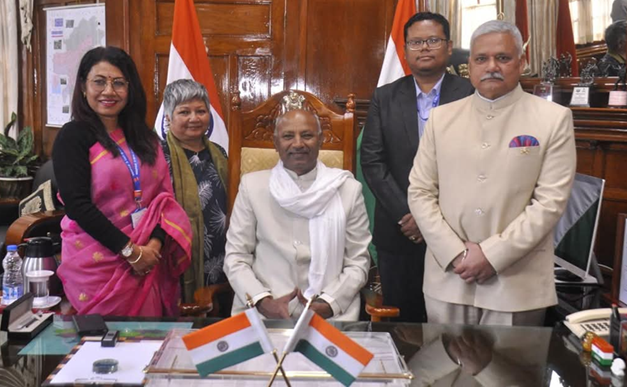 MoA signed between Raj Bhavan, Shillong and NEEPCO under the  Pradhan Mantri TB Mukt Bharat Abhiyaan for nutritional support to 250 numbers of  TB patients in Meghalaya