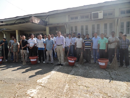 Swachh Bharat Abhiyan being observed in NEEPCO, DHPS.